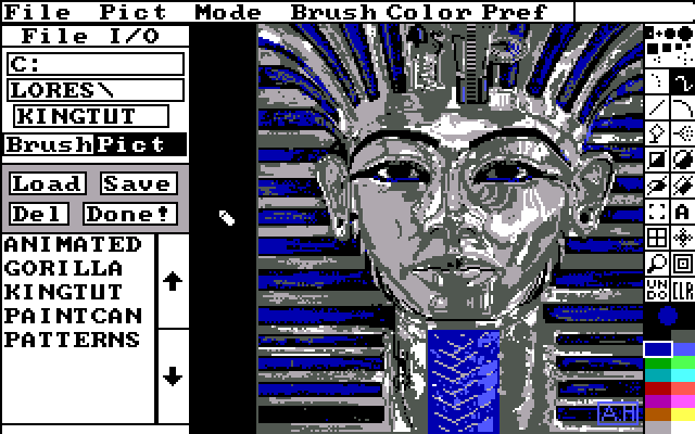 Deluxe Paint I - Edit